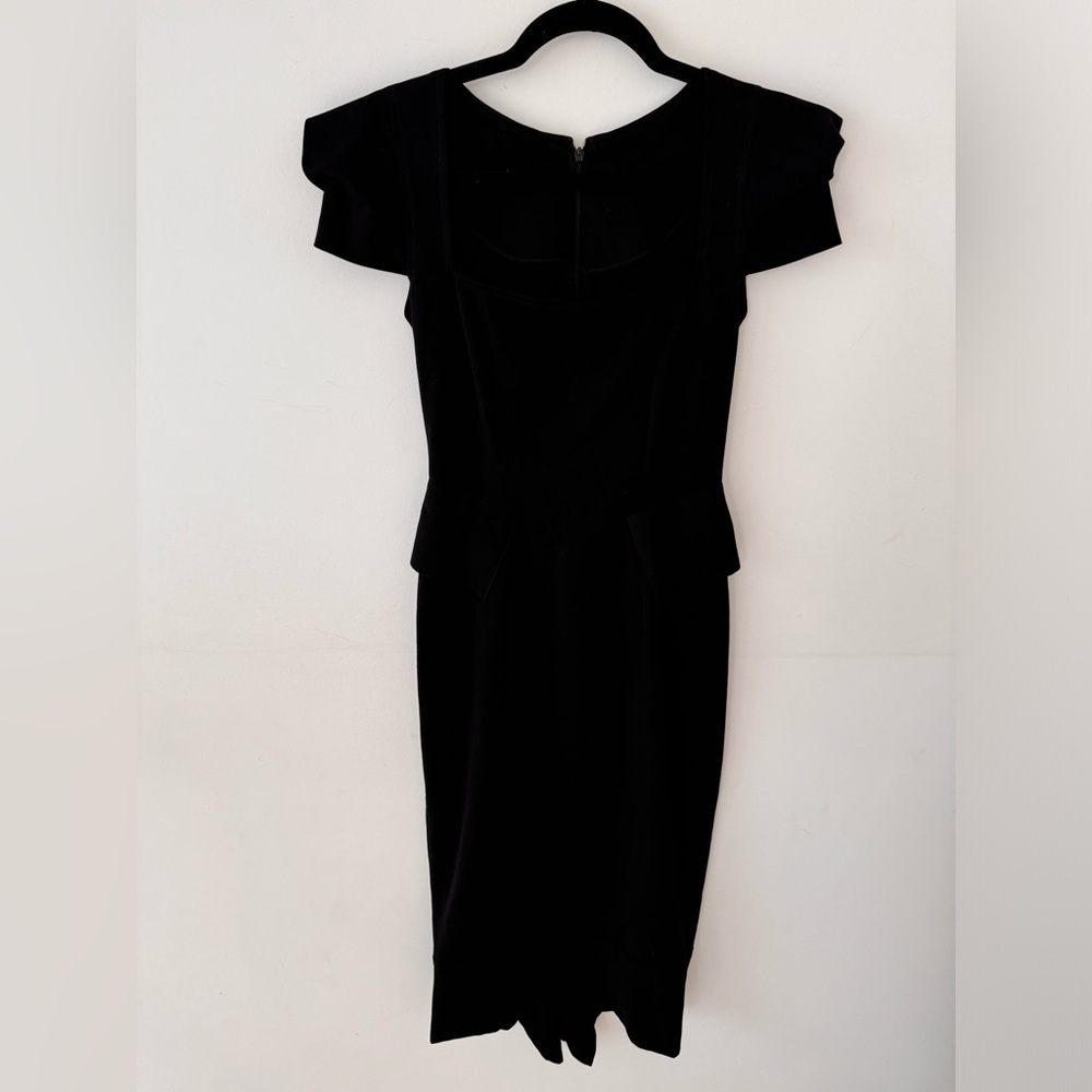 Black long pencil skirt style dress
